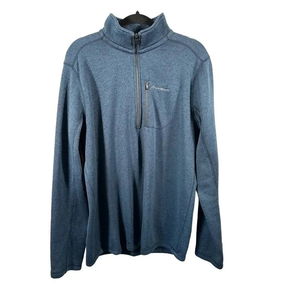 Eddie Bauer 1/4 Zip Pullover size Large‎ Tall - Picture 1 of 5